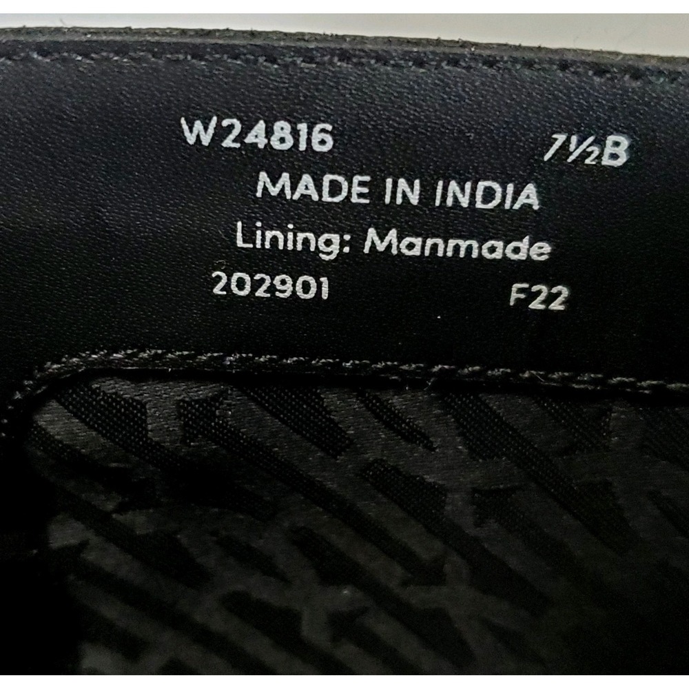 Cole Haan Boots Clover Stretch W24816 Black 7.5 B Leather/Texture Buckle Rubber - Picture 13 of 15